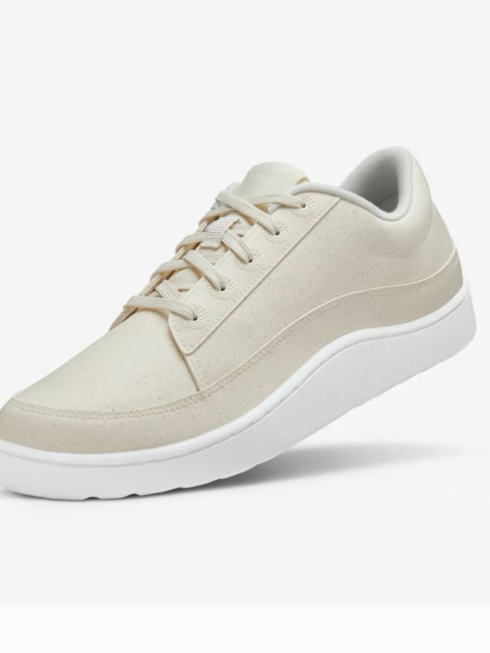 Allbirds Plant Pacers Vegan Leather Sneakers, Natural white color, size 9